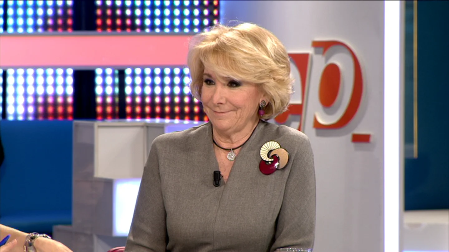Esperanza Aguirre en Espejo Público Esperanza Aguirre en Espejo Público