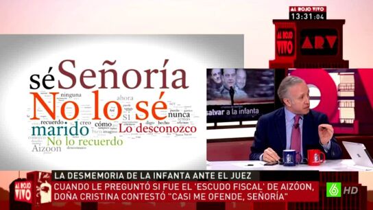 Inda opina sobre la declaraci&oacute;n de la infanta