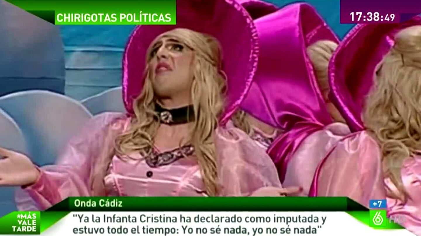 Las chirigotas se r&iacute;en de la infanta
