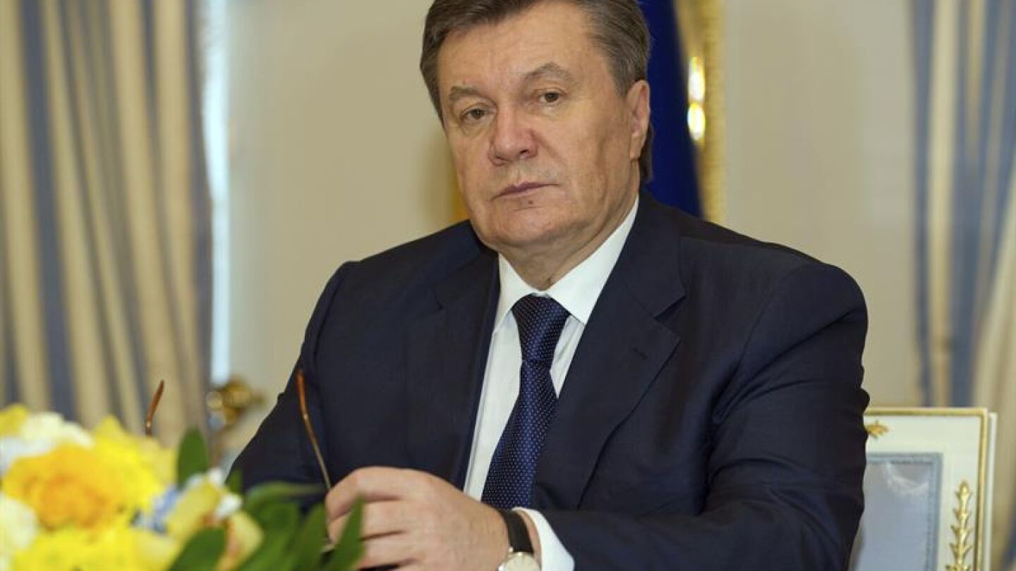 El expresidente de Ucrania, V&iacute;ktor Yanuk&oacute;vich