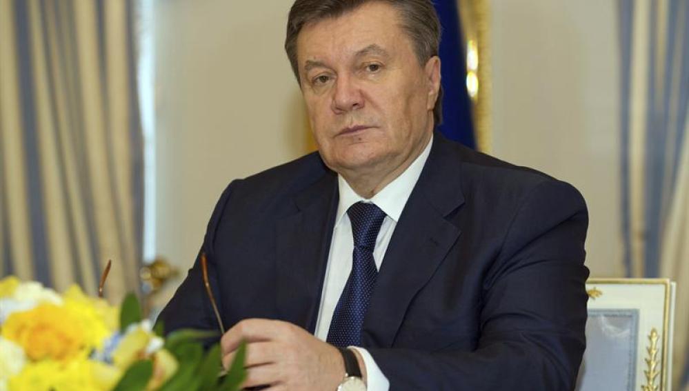 El expresidente de Ucrania, Víktor Yanukóvich