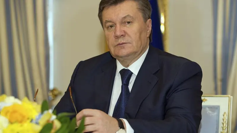 El expresidente de Ucrania, Víktor Yanukóvich El expresidente de Ucrania, Víktor Yanukóvich