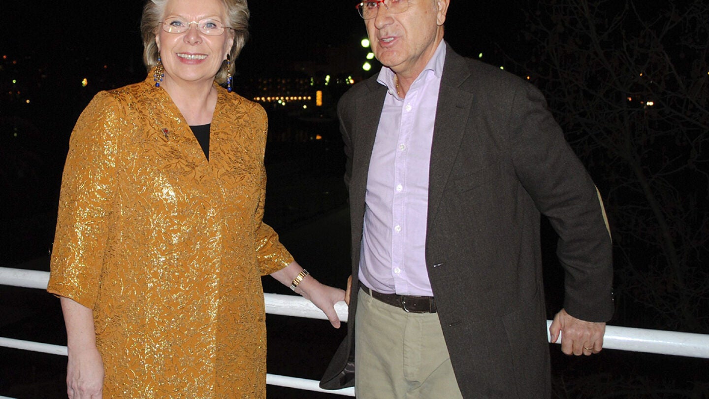 Duran Lleida, junto a la vicepresidenta de la Uni&oacute;n Europea, Viviane Reding