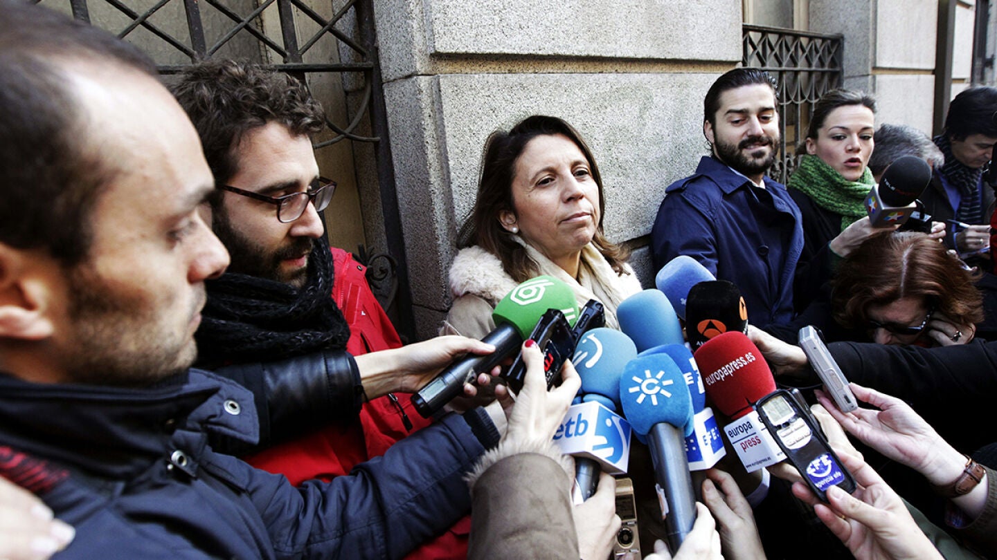 Ana Velasco, miembro de la junta directiva del Colectivo de V&iacute;ctimas del Terrorismo del Pa&iacute;s Vasco (Covite)