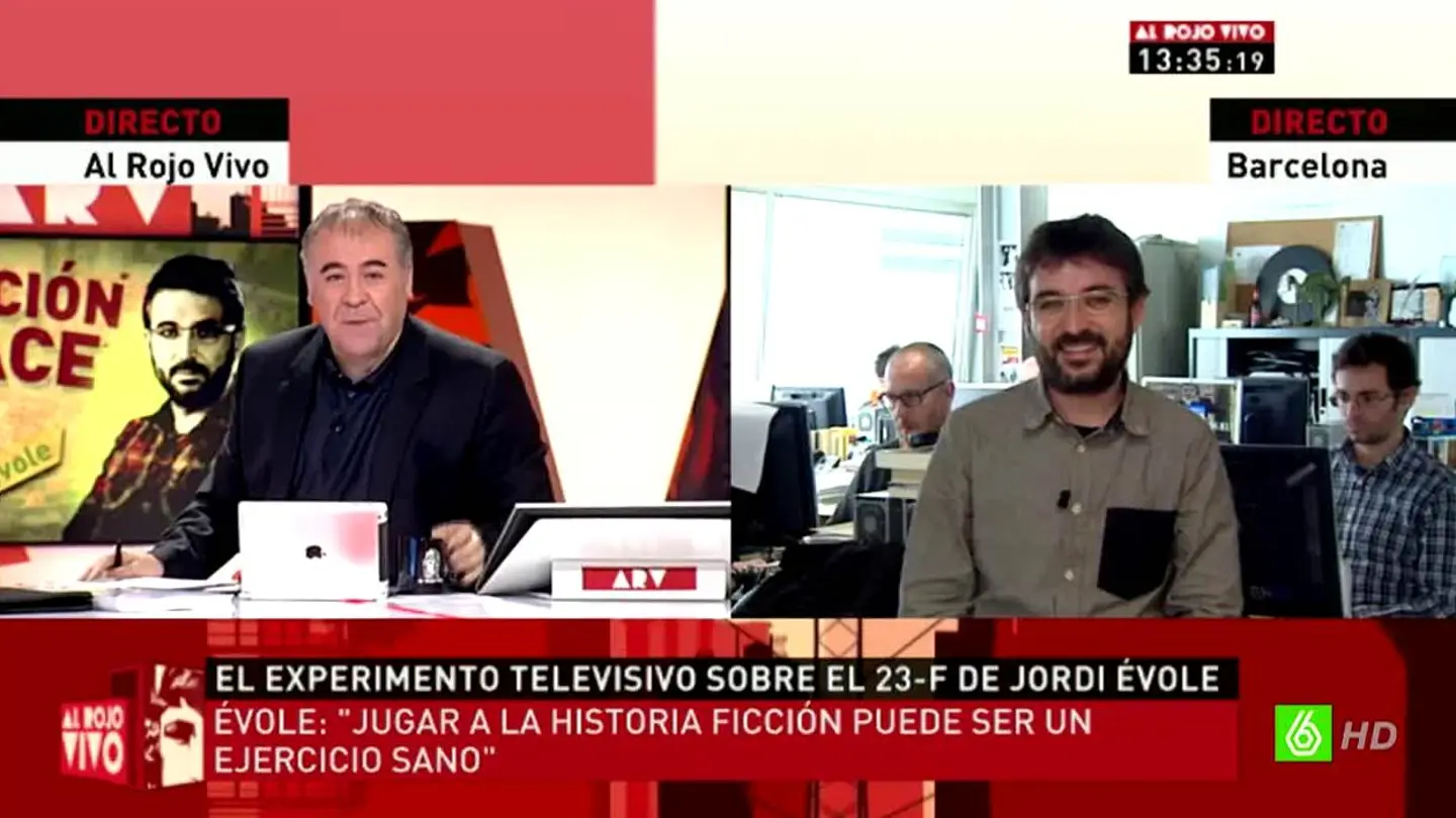 Jordi Évole habla con García Ferreras Jordi Évole habla con García Ferreras