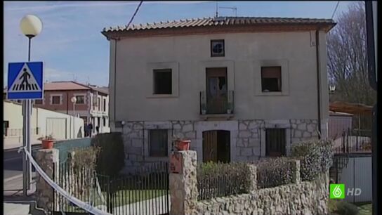 Casa rural incendiada en Burgos