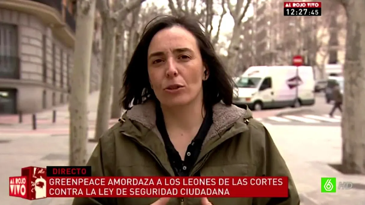 Sara del Río, portavoz de Greenpeace