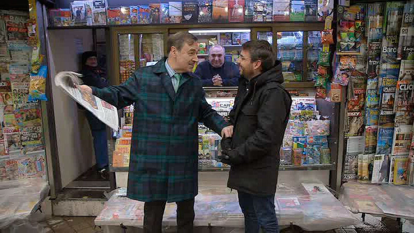 Pedro J. Ram&iacute;rez con Jordi &Eacute;vole