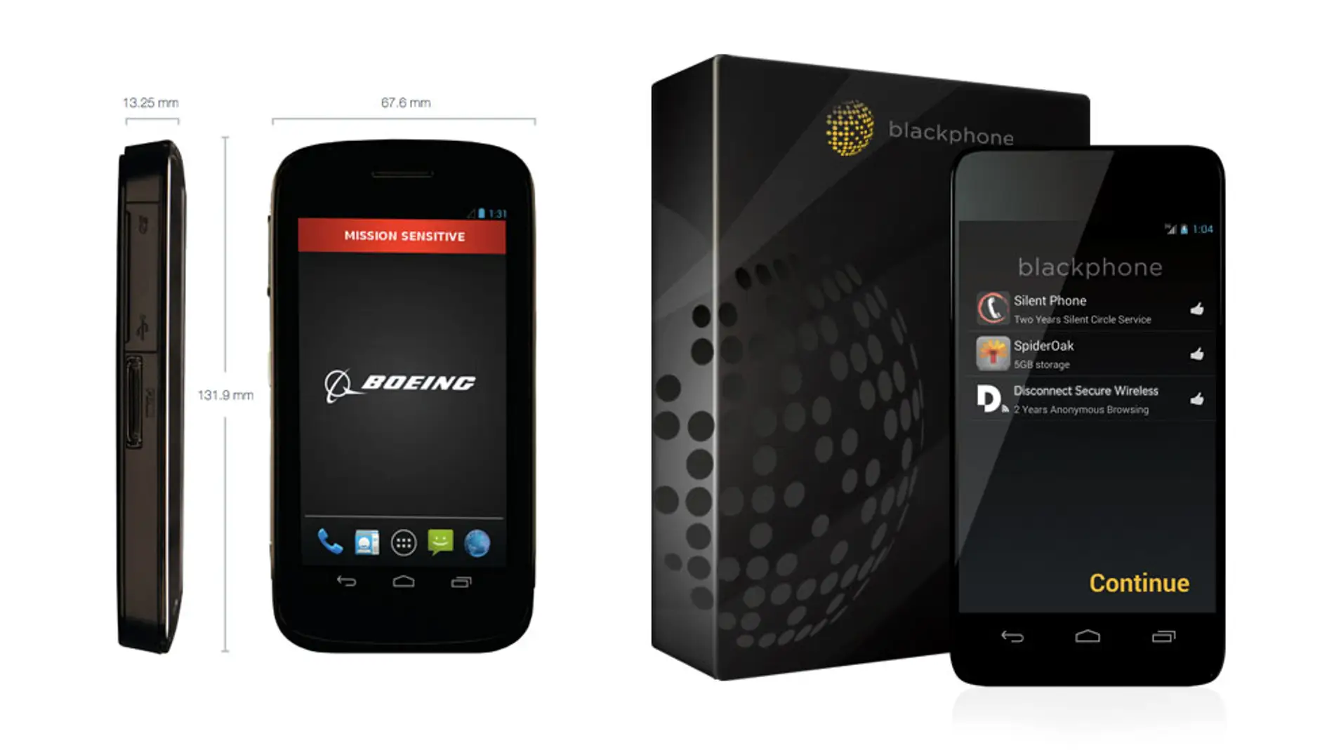 Boeing Black y GeeksPhone BlackPhone