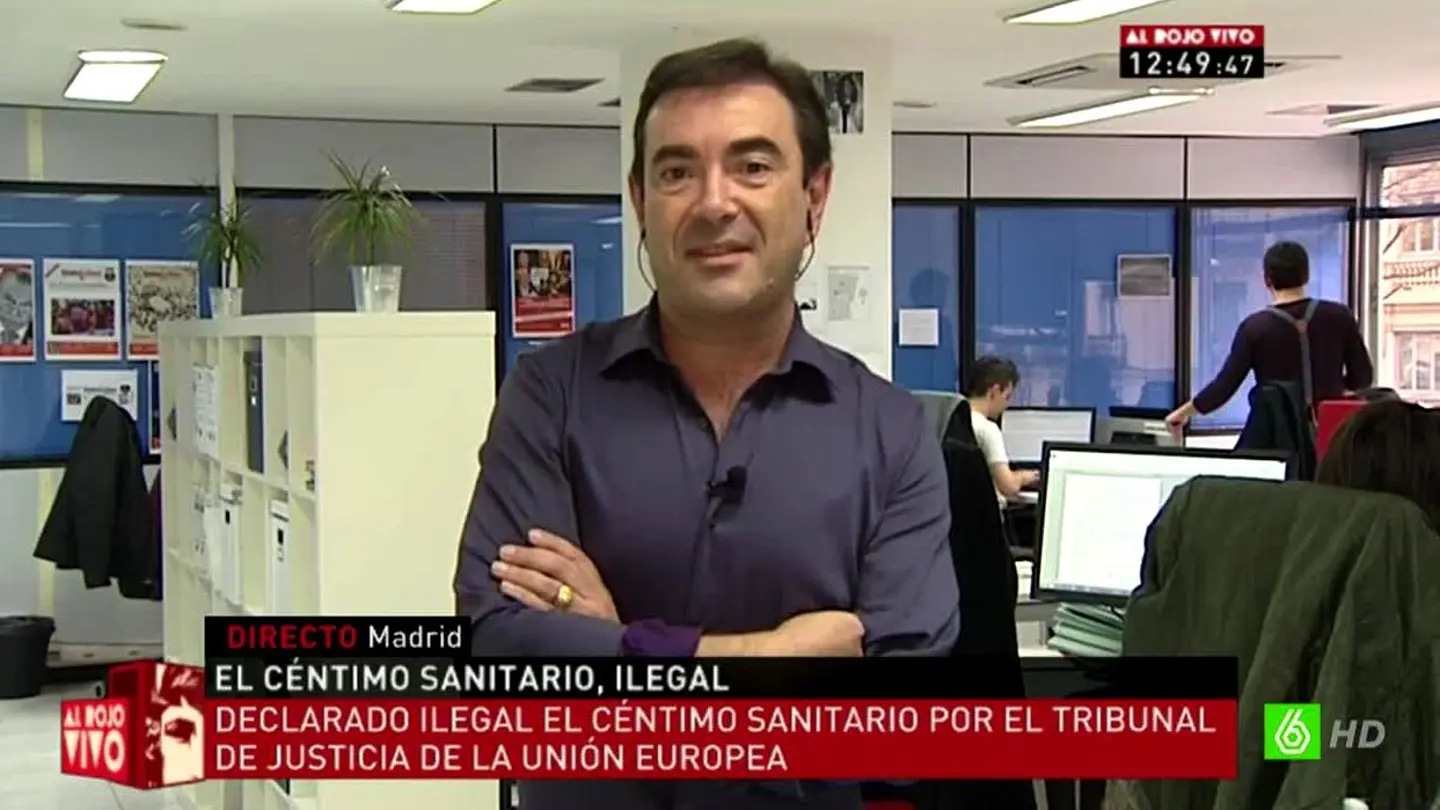 El periodista Santiago Carcar en arv El periodista Santiago Carcar en arv