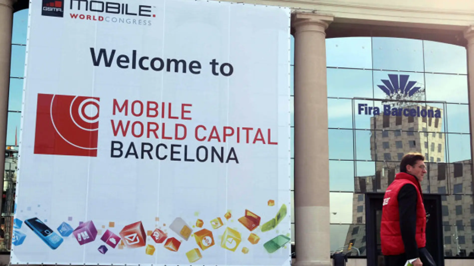 Fachada del MWC de Barcelona