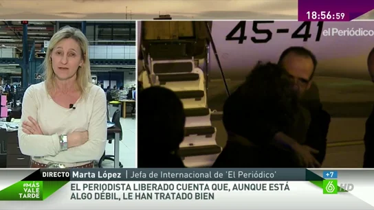 Periodista liberado en Siria Periodista liberado en Siria