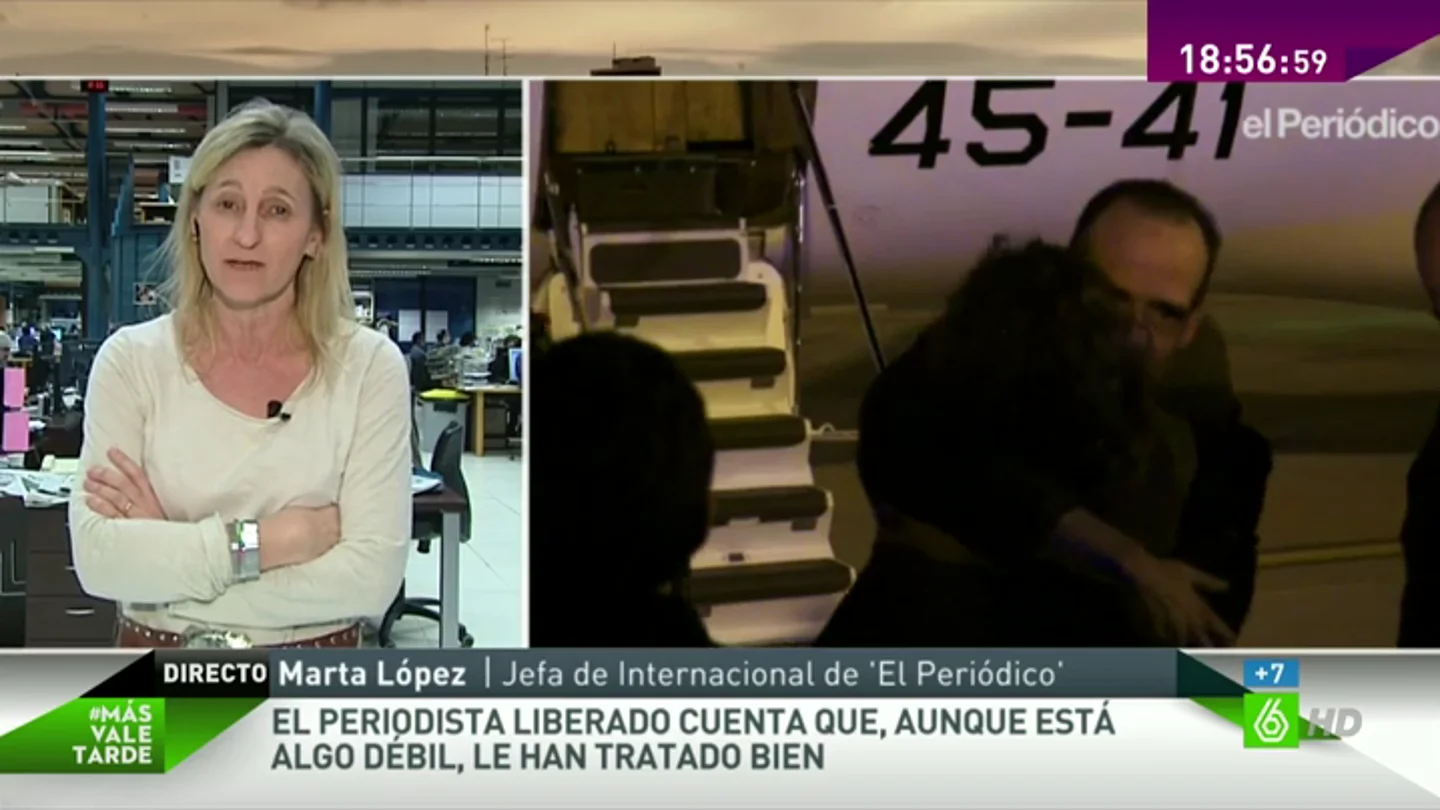 Periodista liberado en Siria Periodista liberado en Siria