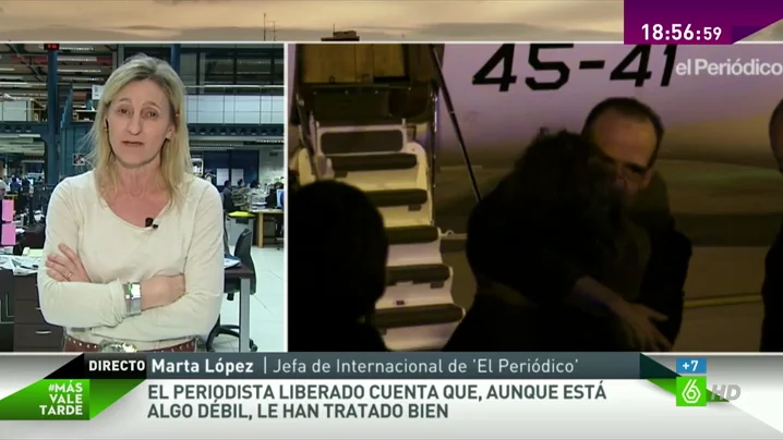 Periodista liberado en Siria 