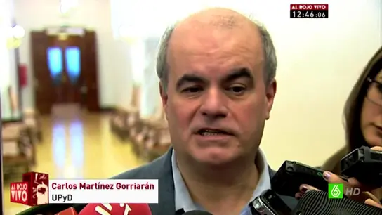 Carlos Martínez Gorriarán, de UPyD Carlos Martínez Gorriarán, de UPyD