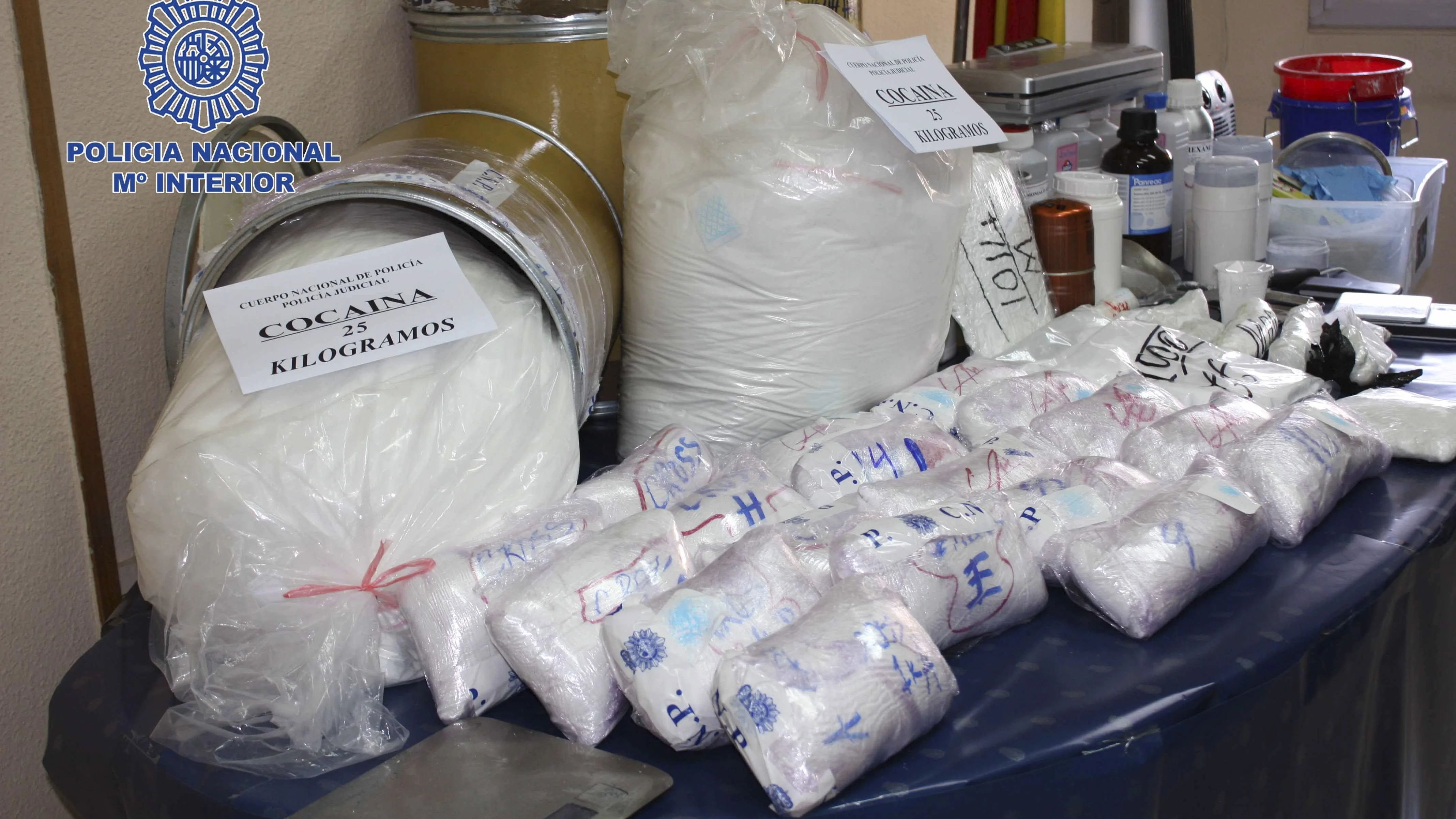La Policía incauta más de 70 kg de cocaína en Carabanchel La Policía incauta más de 70 kg de cocaína en Carabanchel