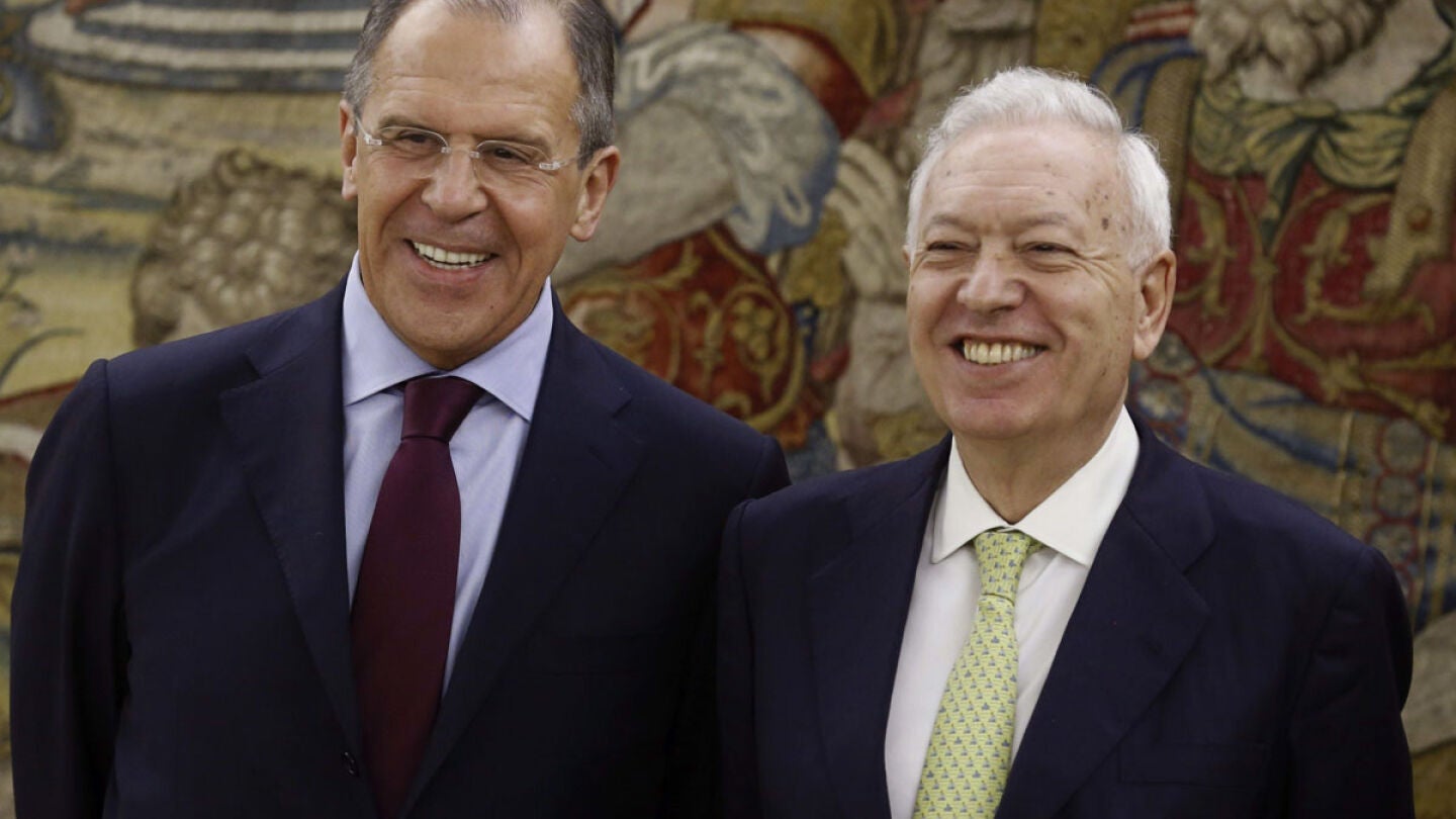 Garc&iacute;a-Margallo y Serguei Lavrov