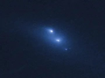 Imagen del asteroide desintegrándose captada por el Hubble Imagen del asteroide desintegrándose captada por el Hubble