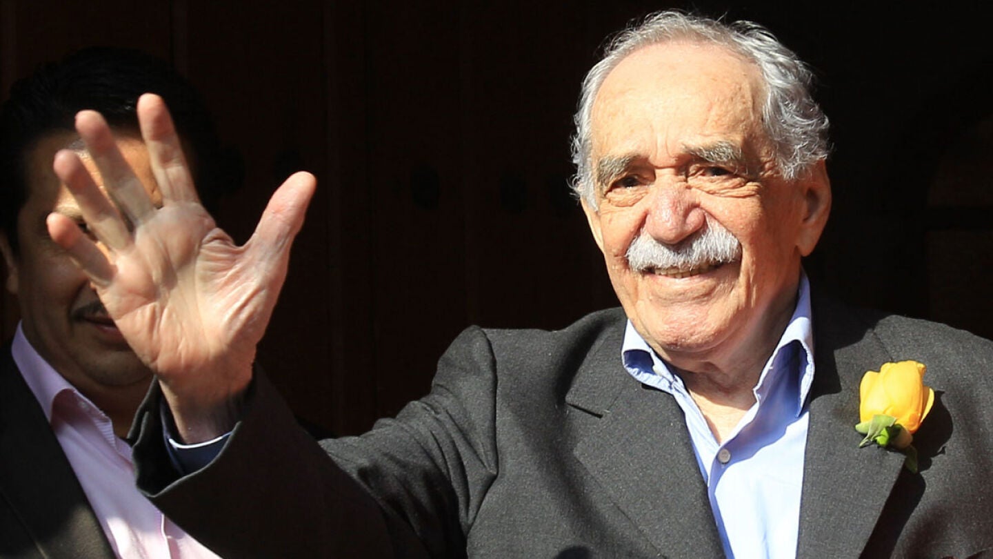 El escritor Gabriel Garc&iacute;a M&aacute;rquez