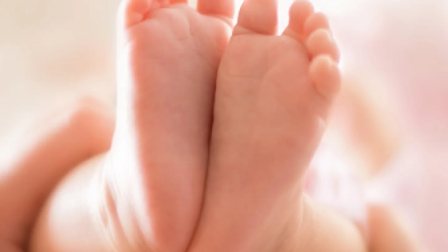 En la imagen, los pies de un recién nacido (Archivo) En la imagen, los pies de un recién nacido (Archivo)