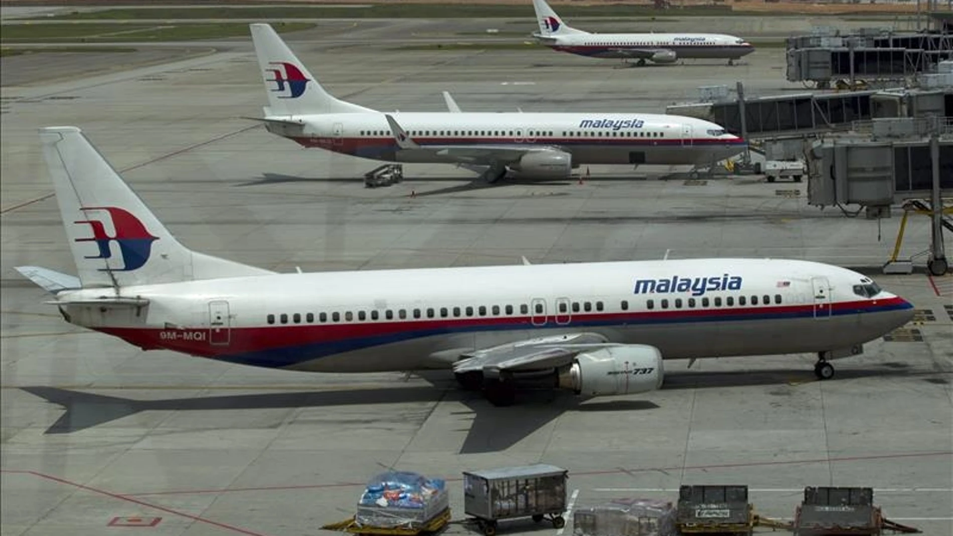 Imagen de archivo de varios aviones de Malaysian Airlines