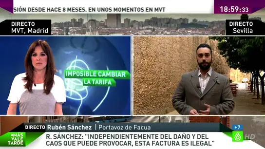 Rubén Sánchez, portavoz de FACUA Rubén Sánchez, portavoz de FACUA