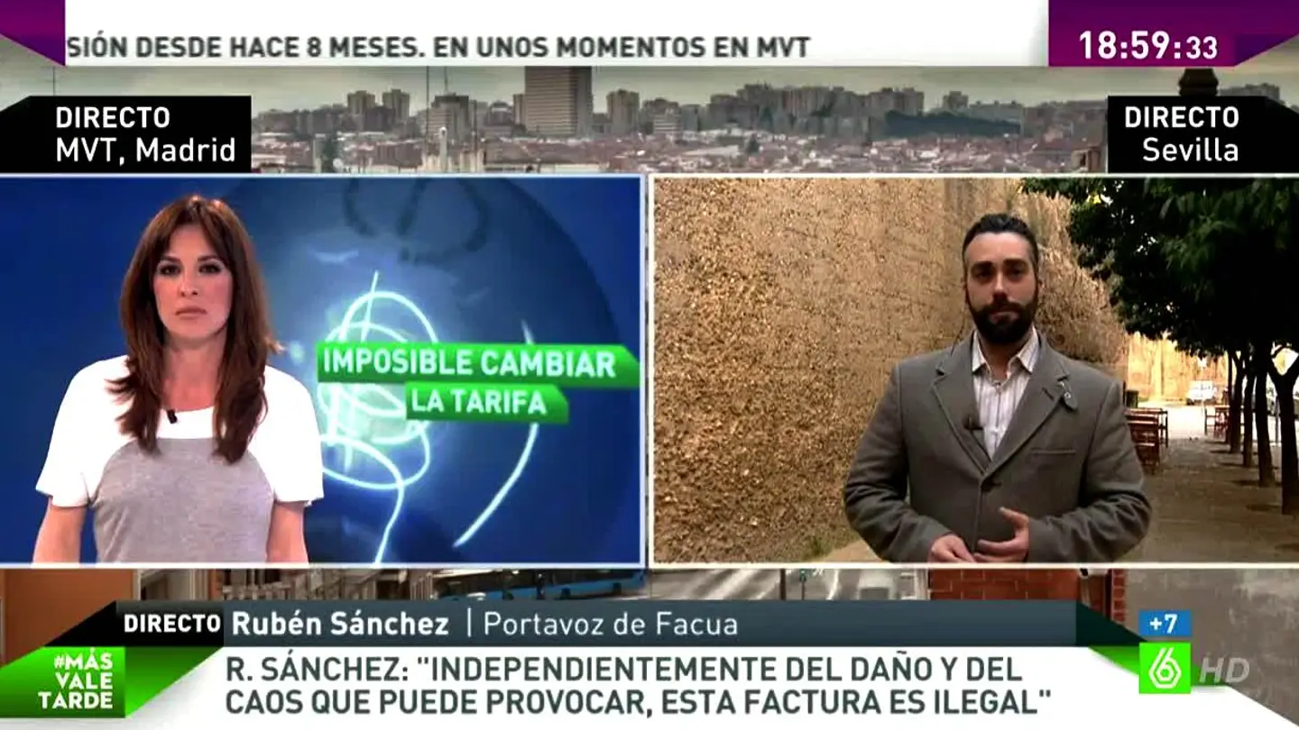 Rubén Sánchez, portavoz de FACUA Rubén Sánchez, portavoz de FACUA