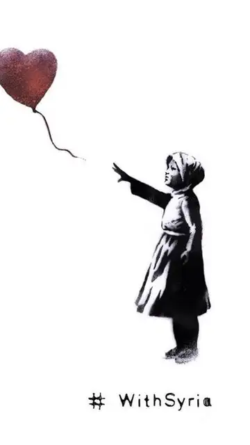 Bansky con Siria Bansky con Siria