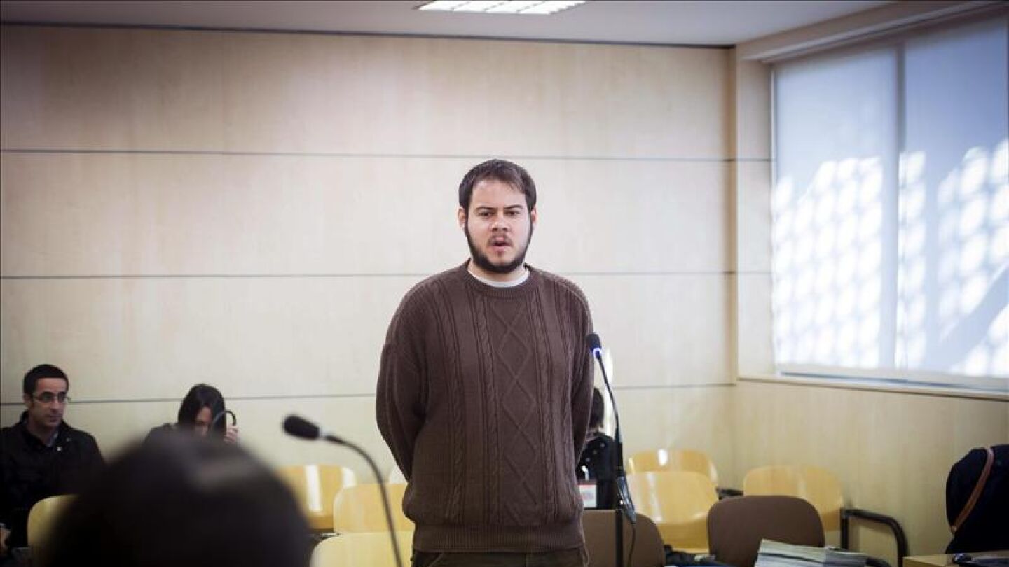 Rapero Pablo Has&eacute;l ante el juez