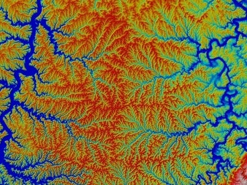 Orografía de los ríos