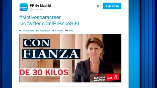 Imagen del PP de Madrid en su twitter Imagen del PP de Madrid en su twitter