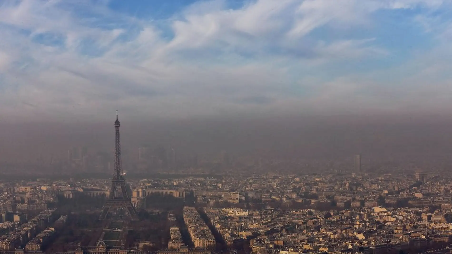 París, envuelta en una nube de polución