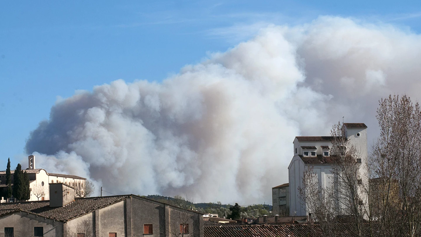 Incendio en Girona Incendio en Girona