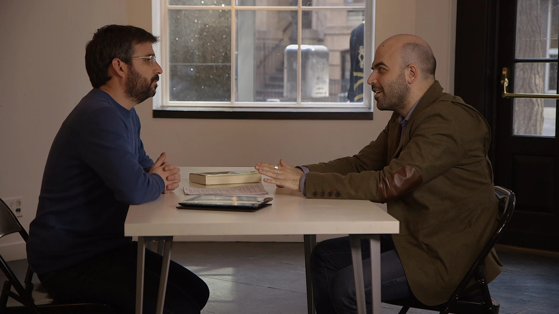 Évole conversa con Roberto Saviano