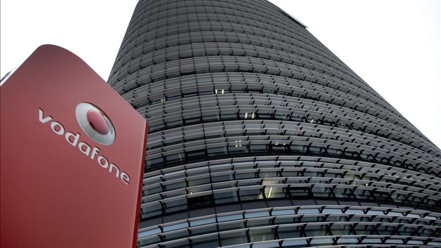 Logotipo del operador en su sede en Dusseldorf (Alemania)