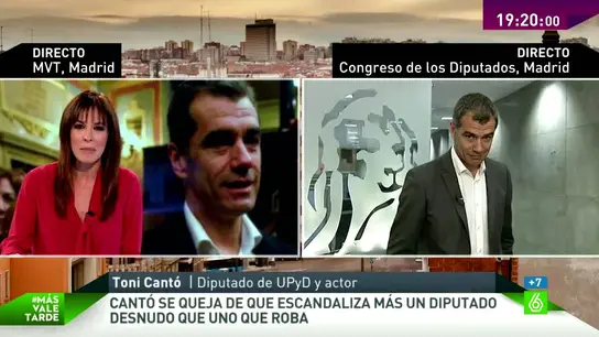 Toni Cantó desde el Congreso en mvt Toni Cantó desde el Congreso en mvt