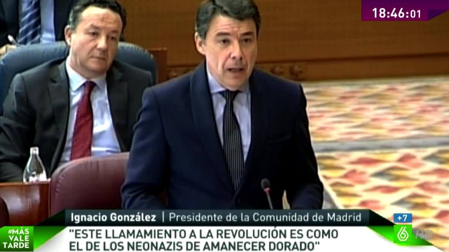 Ignacio Gonz&aacute;lez en la Asamblea de Madrid