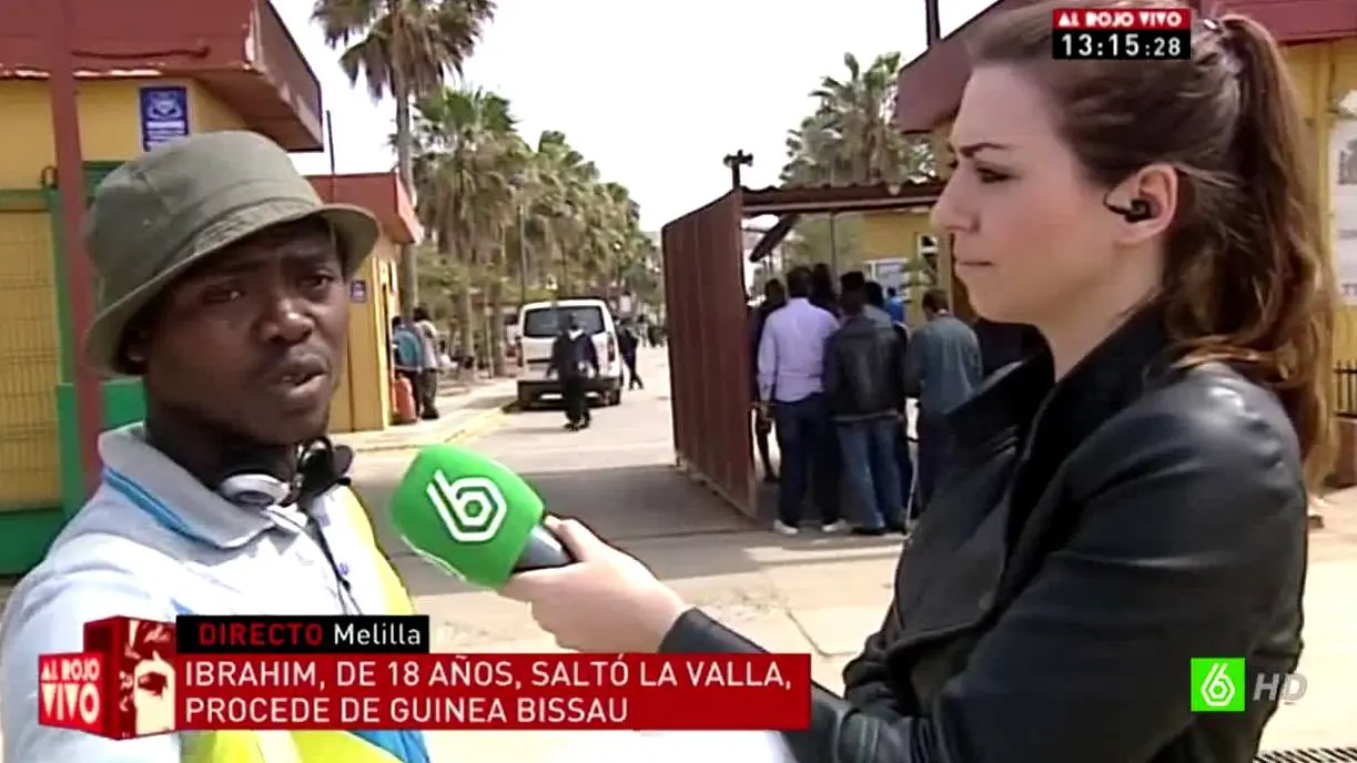 Ibrahim con Inés García Ibrahim con Inés García