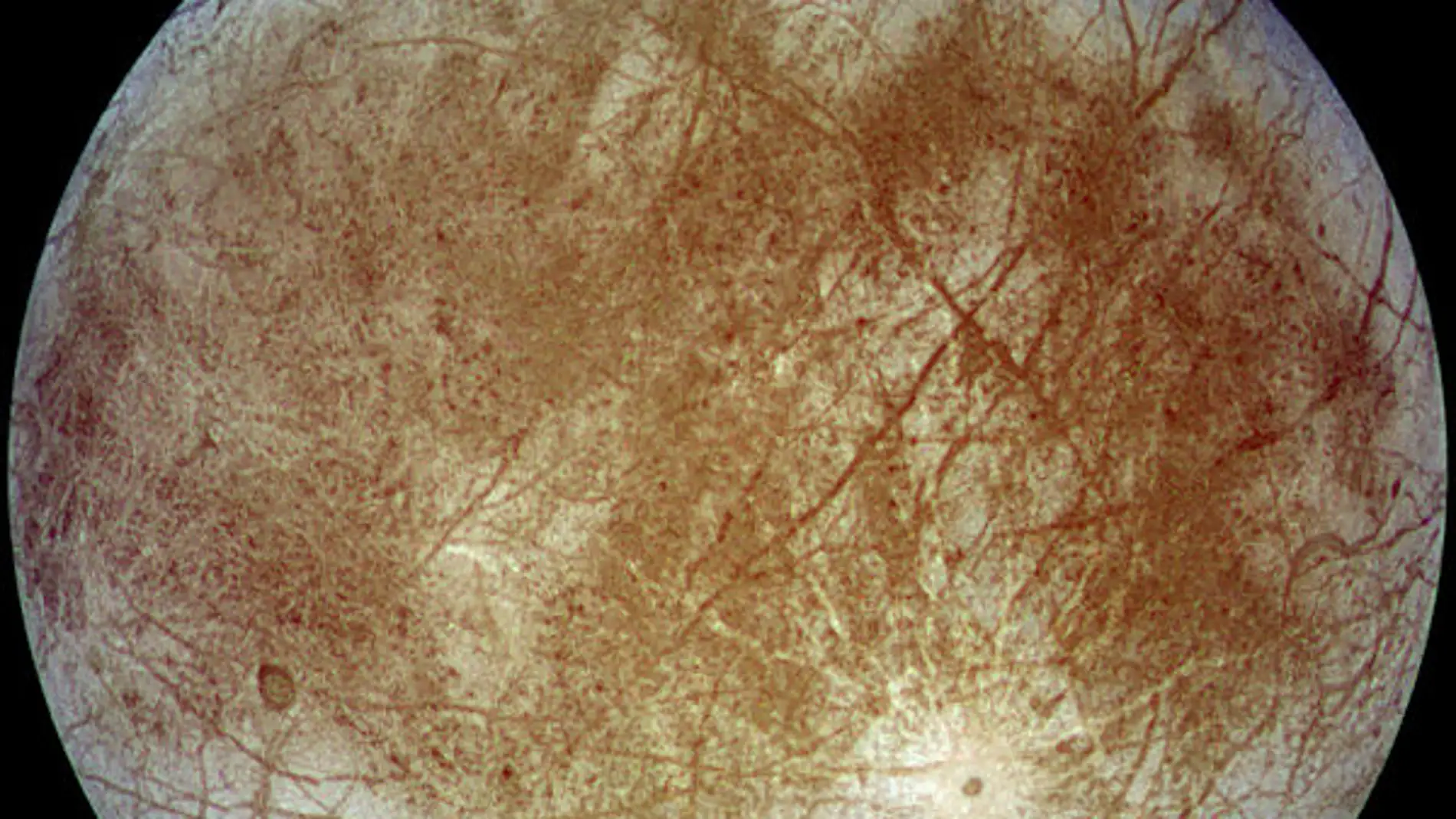 Europa, la luna helada de Júpiter