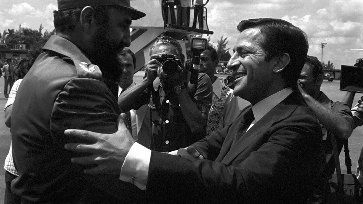 Adolfo Su&aacute;rez y Fidel Castro