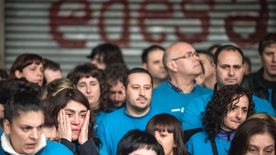 Grupo de trabajadores de Edesa en Basauri. Grupo de trabajadores de Edesa en Basauri.