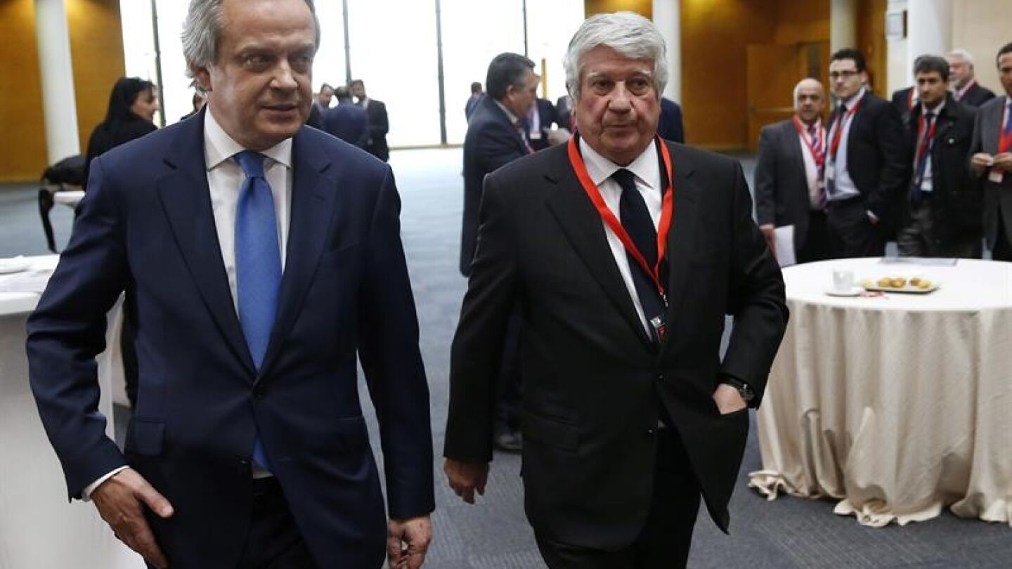 Hilario Alfaro y Arturo Fern&aacute;ndez, los dos candidatos, en IFEMA