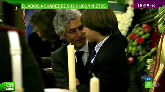 El hijo y el nieto de Adolfo Suárez El hijo y el nieto de Adolfo Suárez