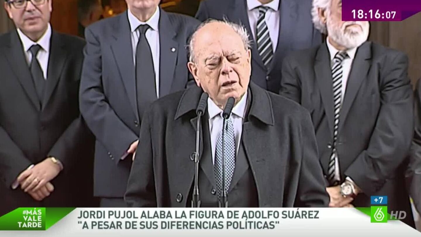 Jordi Pujol habla sobre Su&aacute;rez