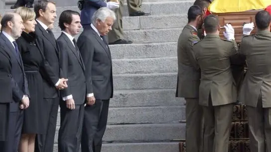 Los expresidentes del Gobierno y Rubalcaba Los expresidentes del Gobierno y Rubalcaba