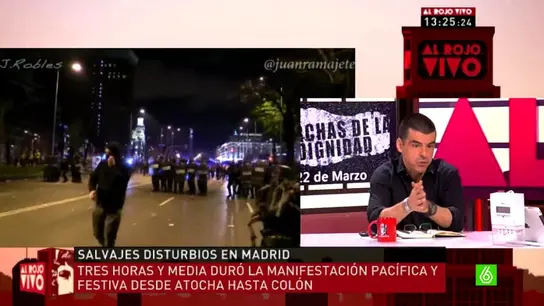 Manuel Marlasca analiza los disturbios Manuel Marlasca analiza los disturbios