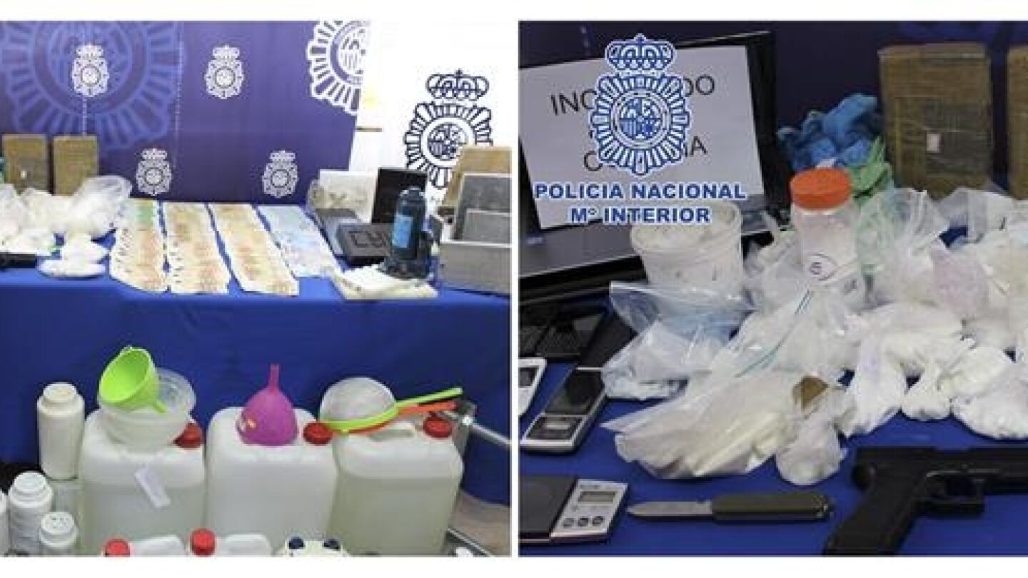 Desarticulada una red con dos laboratorios de coca&iacute;na en Madrid y Valencia