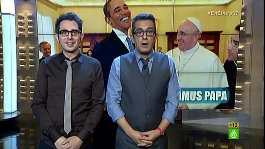 Berto y Andreu Buenafuente entran al programa sin guión Berto y Andreu Buenafuente entran al programa sin guión