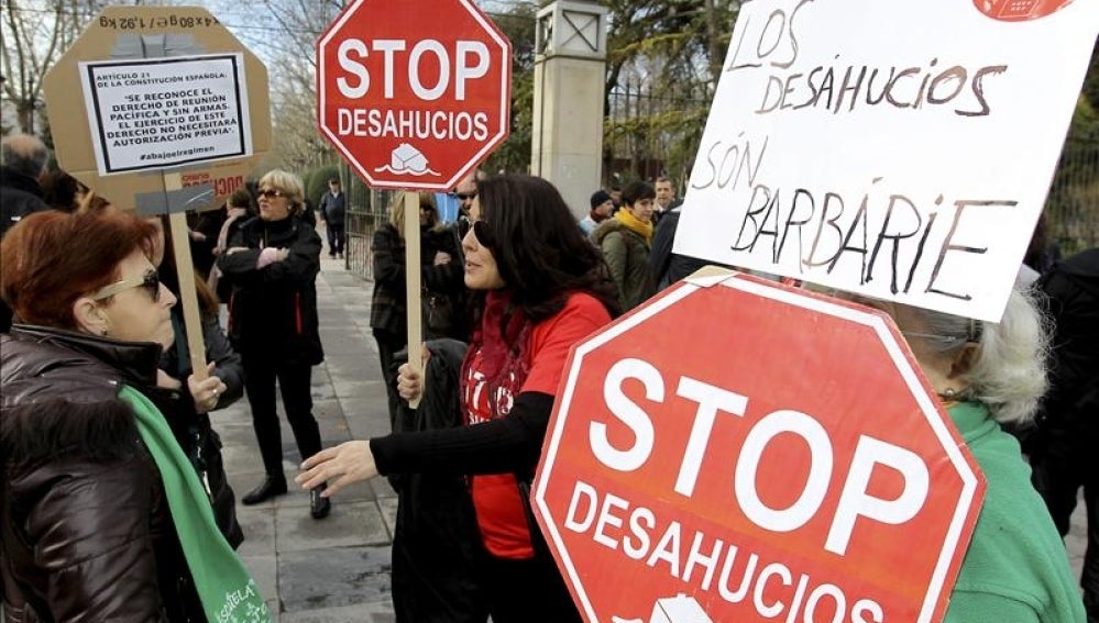 Manifestación de Stop Desahucios Ciudad Real