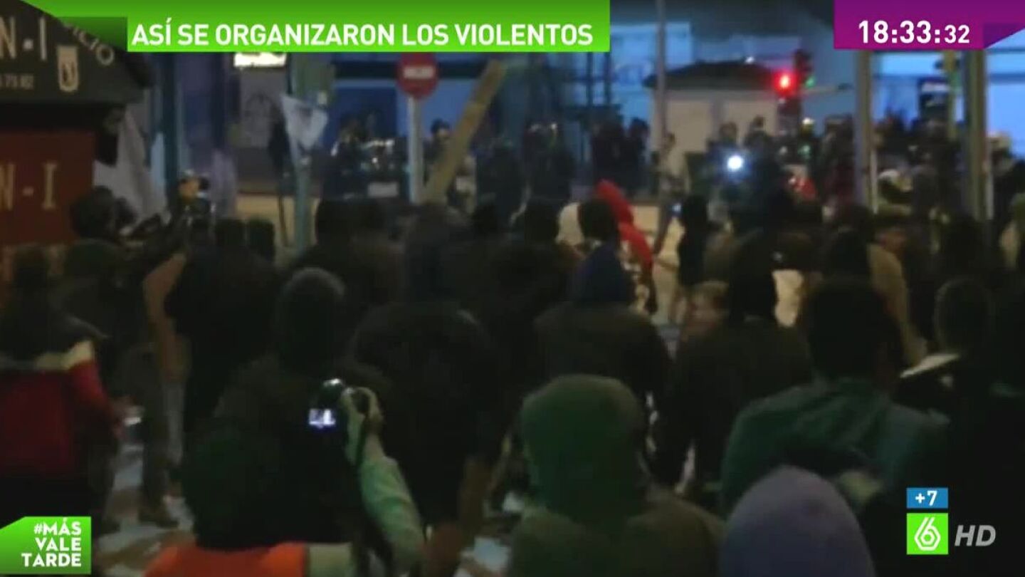 Violentos en el 22M